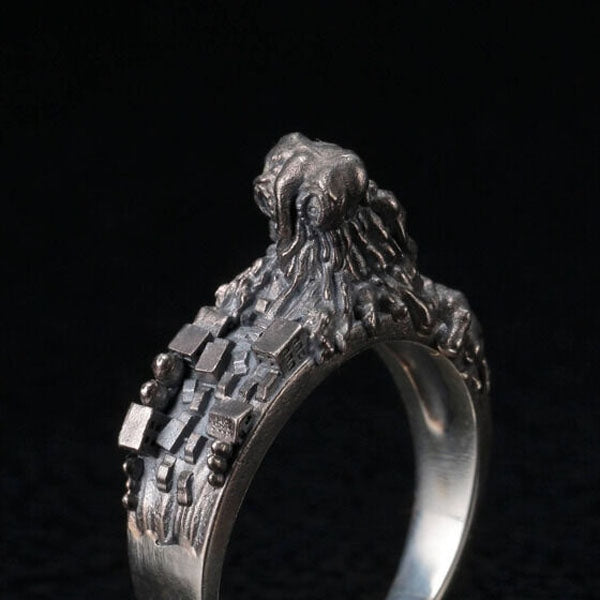 Godzilla Hedorah Silver Ring Godac-003
