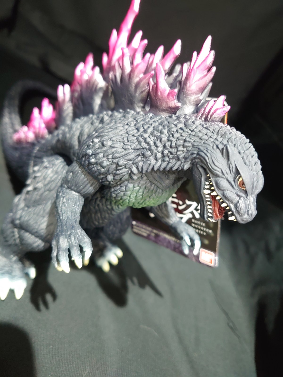 Bandai Kaiju Monster Toho 1999 Millennium Godzilla Figure Purple Fin God-057