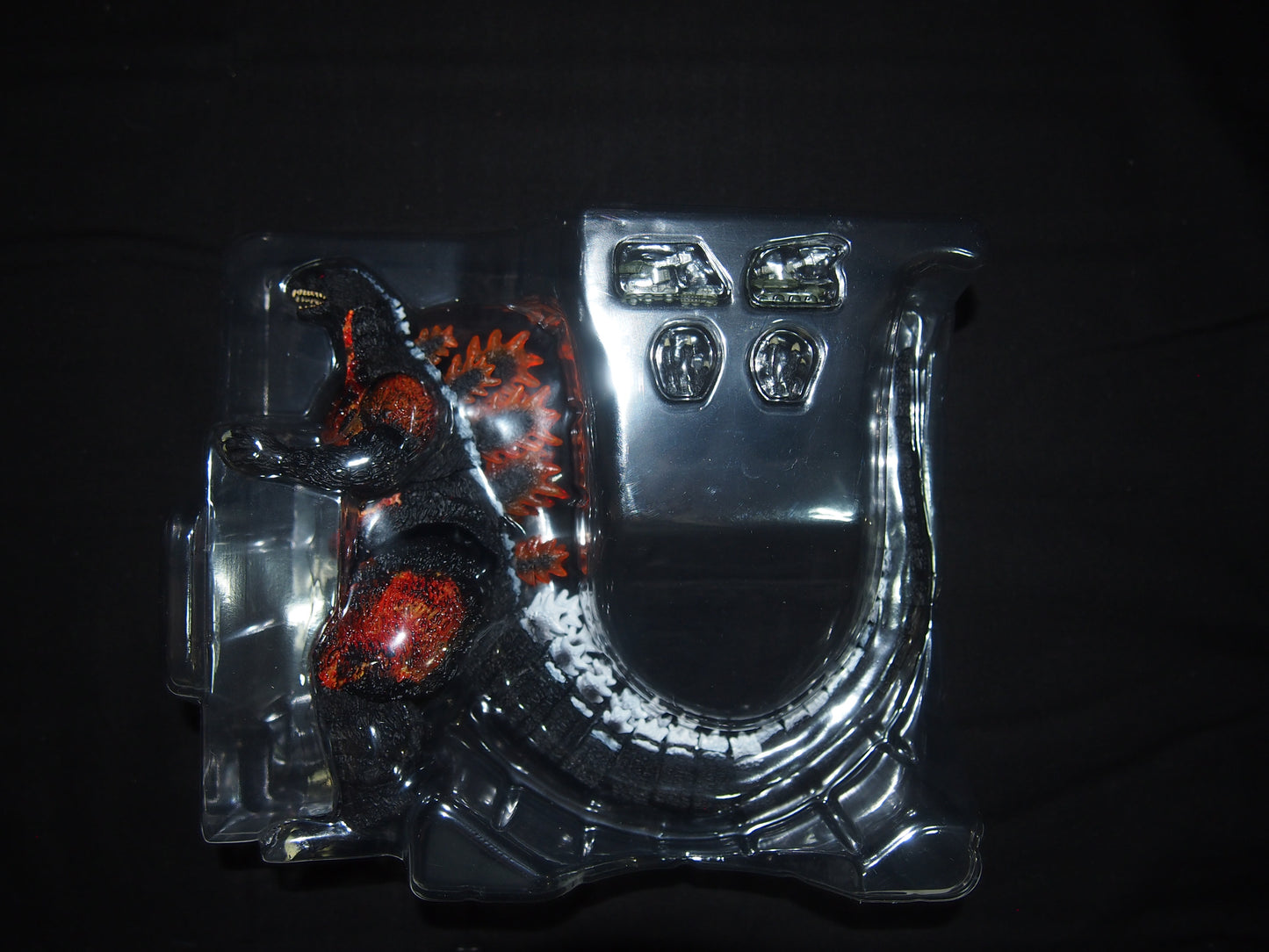 S.H. Monsterarts Godzilla 1995 Burning Godzilla VS Destroyer with Box.Opened.God-068