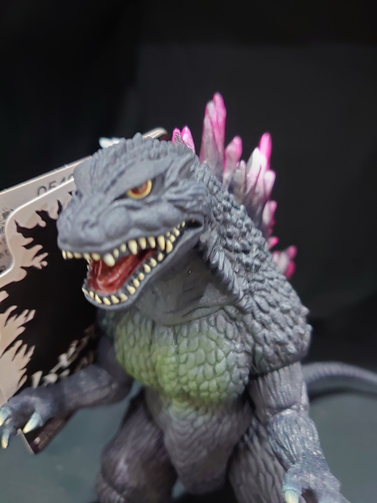 Bandai Kaiju Monster Toho 1999 Millennium Godzilla Figure Purple Fin God-057
