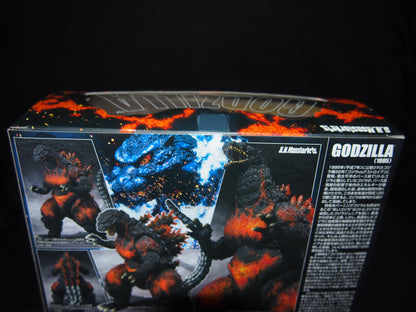 S.H. Monsterarts Godzilla 1995 Burning Godzilla VS Destroyer with Box.Opened.God-068