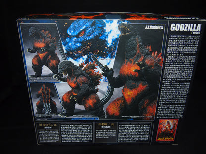 S.H. Monsterarts Godzilla 1995 Burning Godzilla VS Destroyer with Box.Opened.God-068